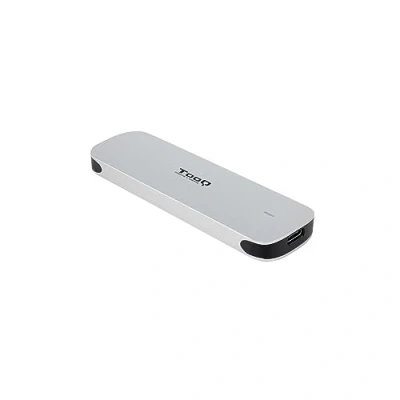Afbeelding van TOOQ TQE 2202S externe behuizing voor SSD M.2 NGFF, aluminium, zilverkleurig