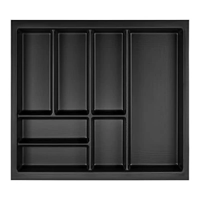 Afbeelding van Orga Box Junker SLIM Bestekinzet 525 x 476 mm lavagrijs met parel structuur vor 600 Kast Keuken passend voor SO ladesysteem
