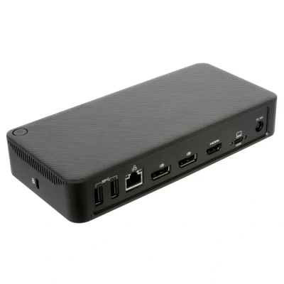 Afbeelding van Targus DOCK460EUZ, Bedraad, USB4, 100 W, 3,5 mm, 2500 Mbit/s, Zwart
