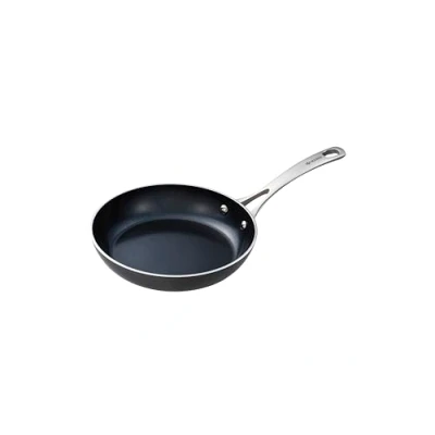 Afbeelding van KYOCERA keramische pan, koekenpan met antiaanbaklaag, 20 cm, vrij van PFAS/PTFE, handvat roestvrij staal, geschikt voor alle warmtebronnen, CFP L08