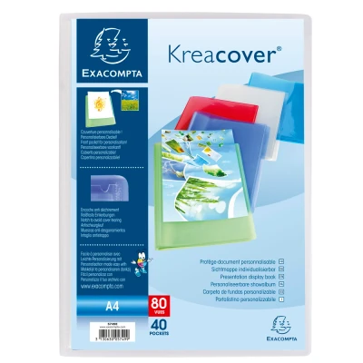 Afbeelding van EXACOMPTA displayboek, DIN A4, PP, geassorteerde kleuren