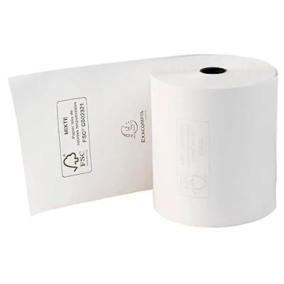 Afbeelding van Rol kassabon, 1 laags thermisch zonder BPA Exacompta