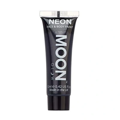 Afbeelding van Moon Glow Neon UV lichaamskleuren bodypaint 12 ml zwart