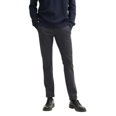 Afbeelding van TOM Tailor Chino, Heren, Maat: 32x34, Navy white grindle wave
