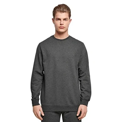 Afbeelding van Basic Crewneck Sweater met ronde hals Charcoal M