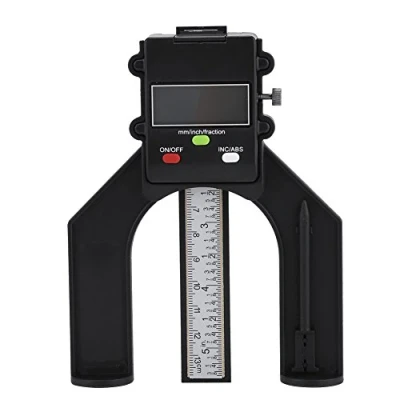 Afbeelding van Magnetische Digitale Hoogtemeter 0 80 Mm (Batterij Niet Inbegrepen) Houtbewerkingsgereedschap Timmerwerk