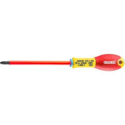 Afbeelding van EXPERT E165422 geisoleerde schroevendraaier 1000V Pozidriv PZ3x150 mm