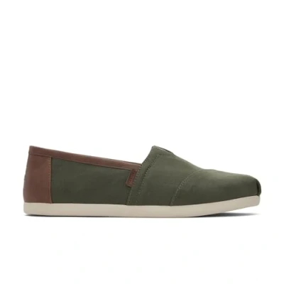 Afbeelding van Toms Espadrilles Dark Sage, herenschoenen, 43 EU