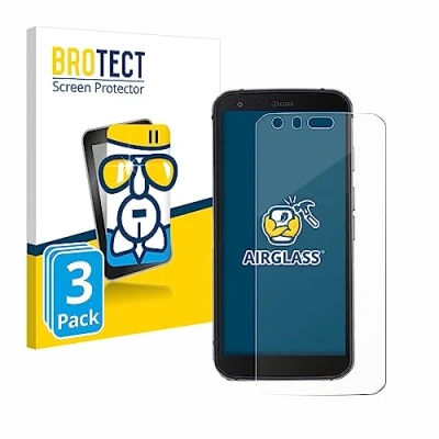 Afbeelding van BROTECT Glas Screen Protector voor Caterpillar Cat S62 Pro (3 Stuks) Schermbeschermer [9H Hardheid, Beschermglas Folie niet Gehard Glas]