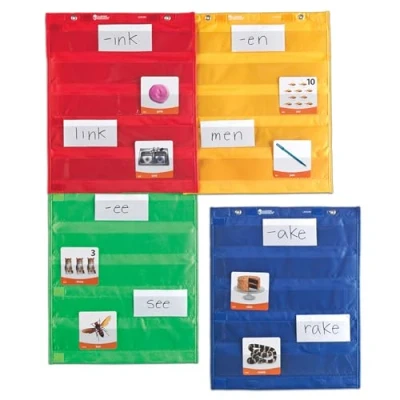 Afbeelding van Learning Resources Magneetisch Vierkanten Zak Grafiek 4 Stuk Set