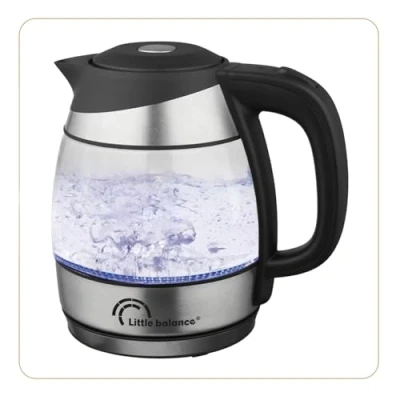 Afbeelding van Little BALANCE 8766 Glare, elektrische waterkoker, 1,2 l, glas, 1630 W, transparant