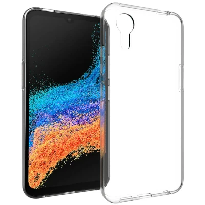 Afbeelding van Samsung Galaxy Xcover 7 Hoesje Siliconen en TPU (zacht) Accezz Softcase/Backcover Transparant Telefoonhoesje