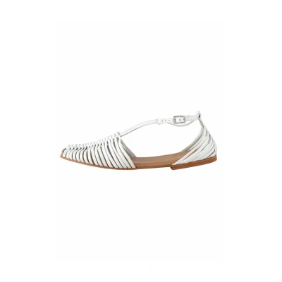 Afbeelding van Next Regular FIT Forever Comfort TOE Strappy Sandalen, Dames, Maat: 41, White Leer