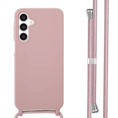 Afbeelding van Samsung Galaxy A16 (5G) Hoesje Siliconen en TPU (zacht) imoshion Softcase/Koordhoesje/Backcover Roze Telefoonhoesje