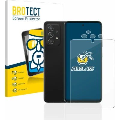 Afbeelding van BROTECT Screenprotector voor Samsung Galaxy A52s 5G (Voor+Camera) Folie Beschermfolie Beschermglas transparant
