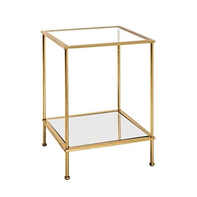 Afbeelding van HAKU Möbel salontafel, metaal, goud, B 39 x D H 55 cm