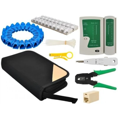 Afbeelding van Bigstren Netwerk Gereedschapsset Alles voor Netwerkinstallatie UTP RJ45 RJ11