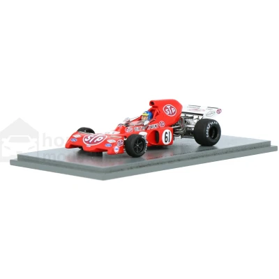 Afbeelding van March 721X Spark Modelauto 1:43 1972 Ronnie Peterson S7166 Race of Champions Brands Hatch
