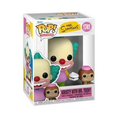 Afbeelding van Funko Pop! &amp; Buddy: Simpsons 1 Krusty The Clown Tenny figuur van vinyl om te verzamelen cadeau idee officiële merchandising speelgoed voor kinderen en volwassenen tv fans
