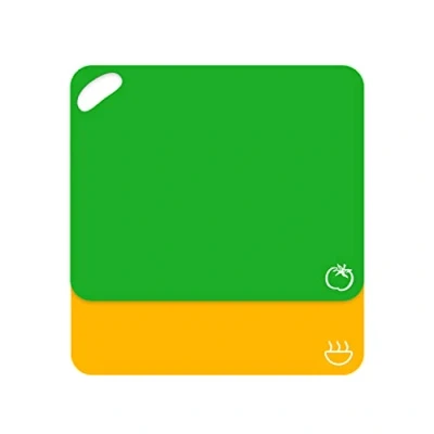 Afbeelding van Axer Kleurgecodeerde snijplanken voor keukens 2 stuks Flexibele Snijplank Set Voedsel Pictogrammen Grote Plastic Kleurgecodeerd BPA vrij