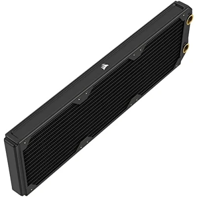 Afbeelding van Corsair Hydro x Series XR5 360 mm NEO Waterkoelingsradiator Koperen kern Geoptimaliseerd voor een stille werking 3 120 fanbevestigingen G1/4&quot; schroefdraden Zwart