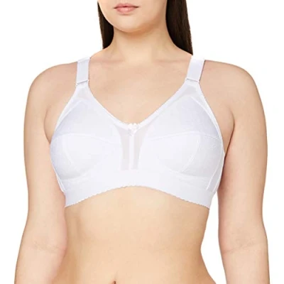 Afbeelding van Sassa zachte beha voor dames van jacquard, wit (wit 00100), 80B