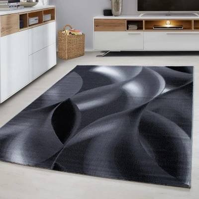 Afbeelding van Modern vloerkleed Plus Zwart 8008 160x230cm Adana Carpets
