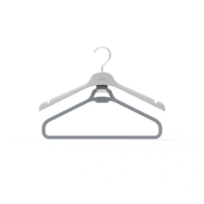 Afbeelding van Joseph Orderly Lange Kledinghangers, Set van 2, Bescherm Jurken/Jumpsuits, met Schouderinkepingen, Gerecycled Plastic