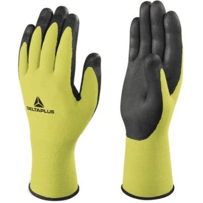 Afbeelding van Delta Plus Gebreide handschoen polyester met schuim TPU Geel 11 (XXL)