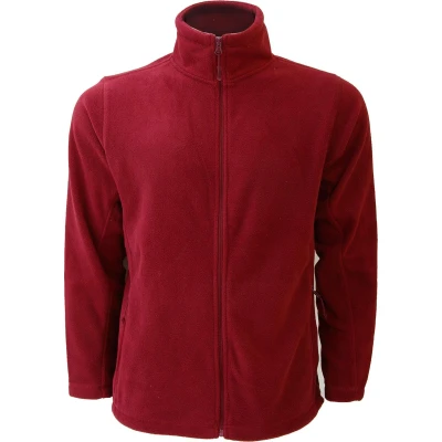 Afbeelding van Russell Heren Full Zip Outdoor Fleece Jacket (Klassiek Rood) Maat S