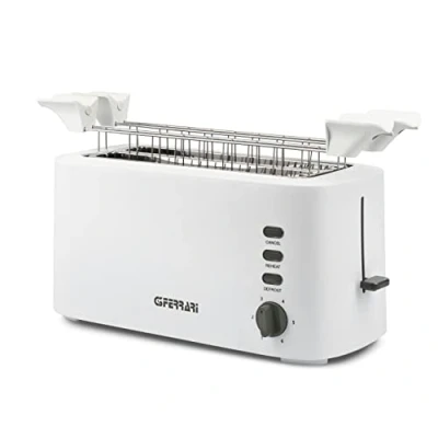 Afbeelding van G3 Ferrari G10142 broodrooster, grote schijven, 1500 W, 4 toasts, wit