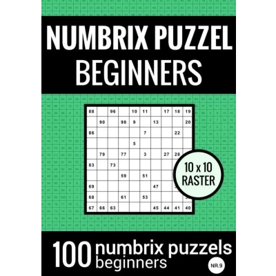 Afbeelding van Numbrix Puzzel Makkelijk voor Beginners Puzzelboek met 100 Puzzels NR.9