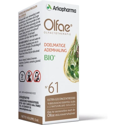 Afbeelding van Olfae Bio 61 Doelmatige Ademhaling, 5 ml