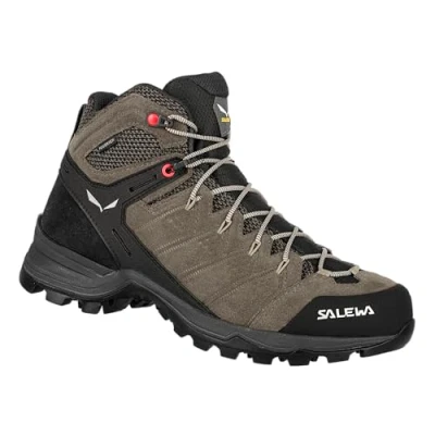 Afbeelding van Salewa WS ALP MATE MID PTX Outdoorschoenen, Dames, Maat: 38, Brindle/oatmeal Leer en textiel