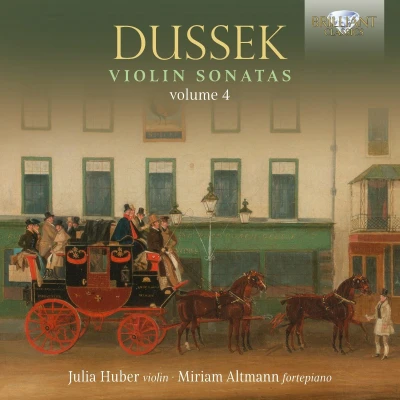 Afbeelding van Julia Huber Dussek: Violin Sonatas, Volume 4 (CD)