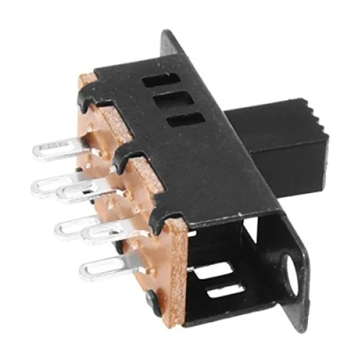 Afbeelding van Osmond 10 stuks hoge knop schuifschakelaar met 6 pinnen heeft 3 posities DPDT paneel 0,5 A 50 V DC