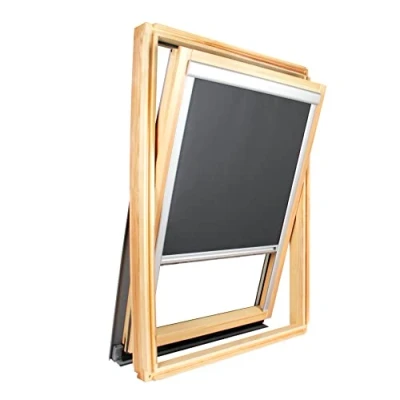 Afbeelding van AvosDim.com stores, rideaux, moustiquaires Avosdim Verduisterende jaloezieën voor Velux ® dakramen (houtskoolgrijs, 2, 308, M08)