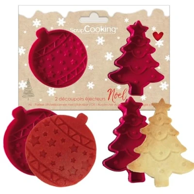 Afbeelding van Scrapcooking Plunger Cutters Christmas set/2