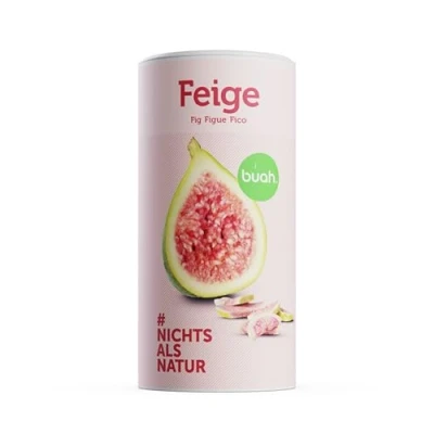 Afbeelding van BUAH® Vriesgedroogde vijg, vijgenchips als snack, voor muesli en desserts, ideale vervanging snoep, veganistisch zonder toegevoegde suiker, 220 g