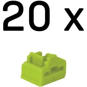 Afbeelding van Lindy 47895 poortblokker RJ 45 Groen Acrylonitrielbutadieenstyreen (ABS) 20 stuk(s)