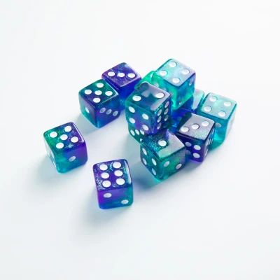 Afbeelding van Gamegenic Galaxy Series D6 Dice Set: Neptune (36 stuks)