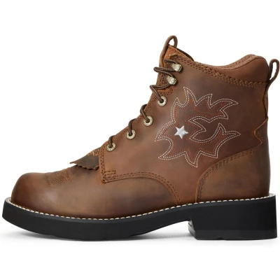 Afbeelding van Ariat Stalschoenen Western Probaby Lacer B Driftwood Brown 38,5