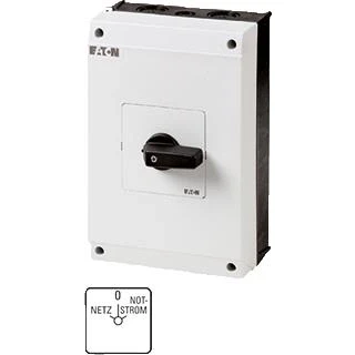 Afbeelding van Eaton T5B 4 8902/I4 Nokkenschakelaar 63 A 1 x 90 Grijs, Zwart stuk(s)