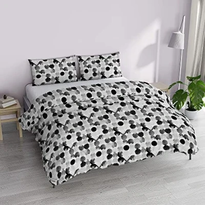Afbeelding van MB HOME BASIC Dafne&quot; Dekbedovertrek Set, Byblos, dubbel