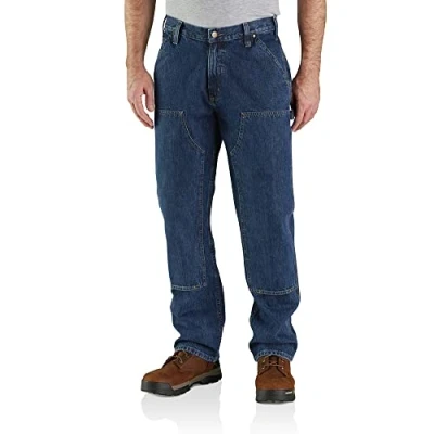 Afbeelding van Carhartt, Werkbroek, Double Front Logger Jeans (33)