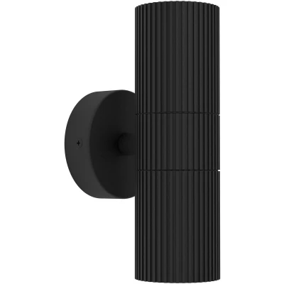 Afbeelding van EGLO Tomelloso Wandlamp Buiten GU10 20 cm Zwart