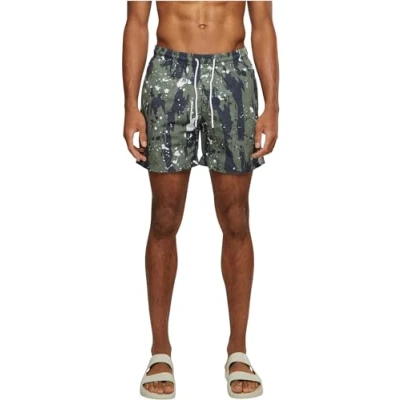 Afbeelding van Urban Classics Pattern Zwemshorts, Heren, Maat: XXL, White dot camo aop