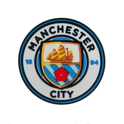 Afbeelding van Club gelicentieerde Man City Crest 3D koelkastmagneet (ongeveer 6 cm)
