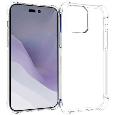 Afbeelding van Apple iPhone 14 Pro Max Hoesje Siliconen en TPU (zacht) iMoshion Softcase/Backcover Transparant Telefoonhoesje