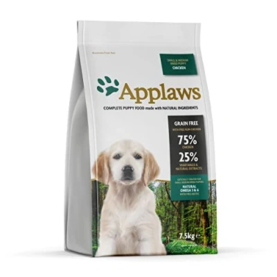 Afbeelding van Applaws Puppy Small &amp; Medium Breed Kip 7,5 kg